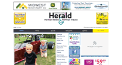 Desktop Screenshot of grantherald.com